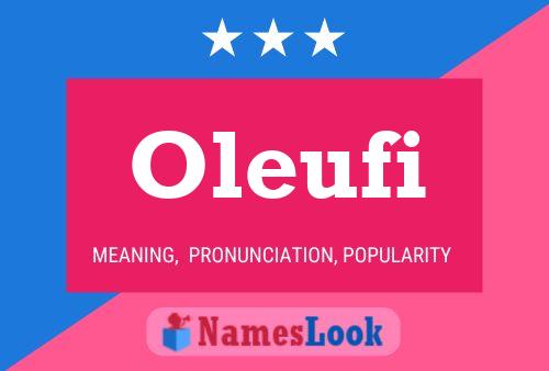 Oleufi Name Poster