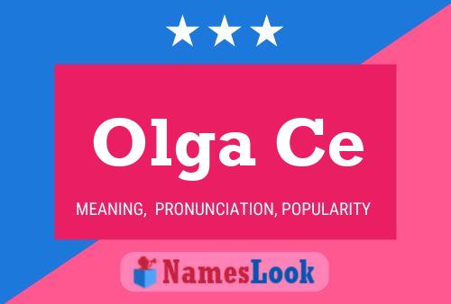 Olga Ce Name Poster