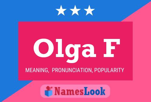 Olga F Name Poster