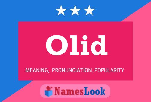 Olid Name Poster