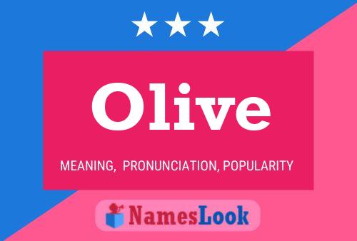 Olive Name Poster