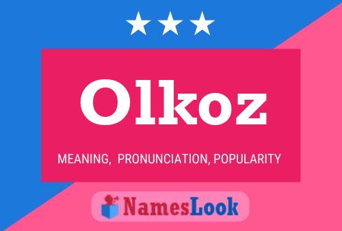 Olkoz Name Poster