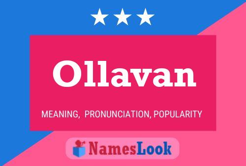 Ollavan Name Poster