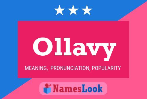 Ollavy Name Poster