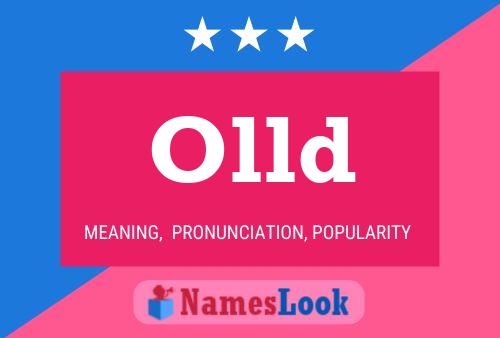 Olld Name Poster