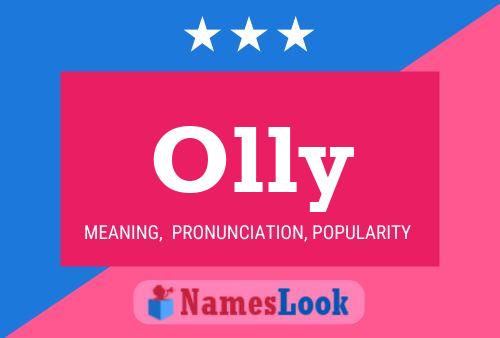 Olly Name Poster