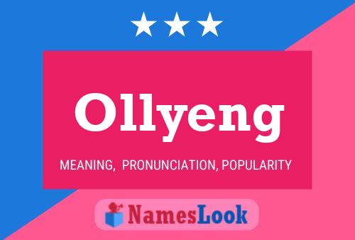 Ollyeng Name Poster