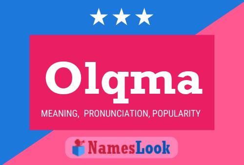 Olqma Name Poster