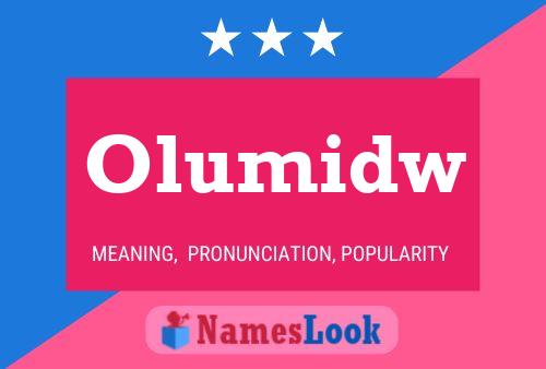 Olumidw Name Poster