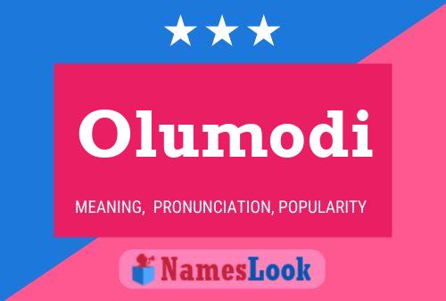 Olumodi Name Poster