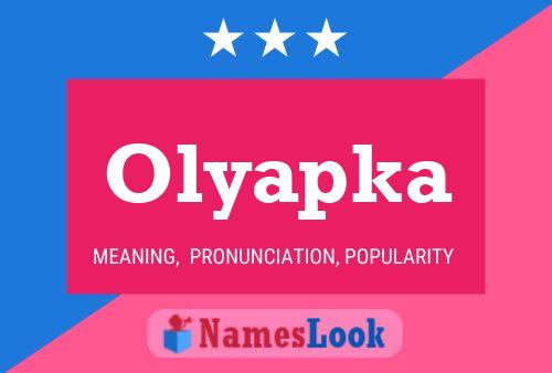 Olyapka Name Poster