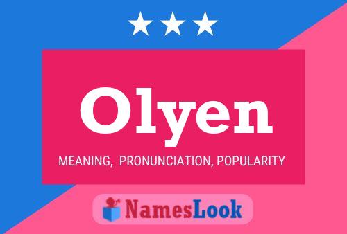 Olyen Name Poster