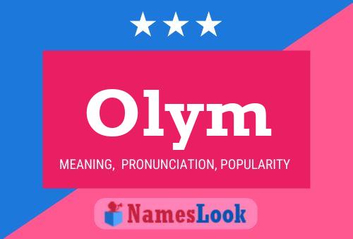 Olym Name Poster