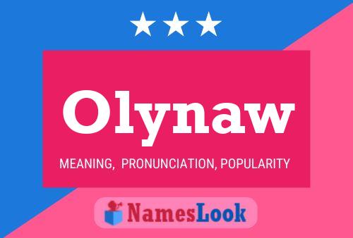 Olynaw Name Poster