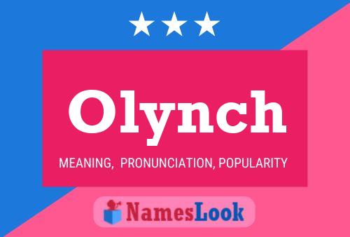 Olynch Name Poster