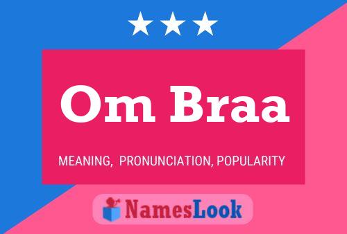 Om Braa Name Poster