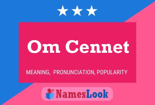 Om Cennet Name Poster