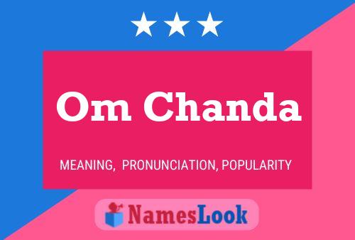 Om Chanda Name Poster