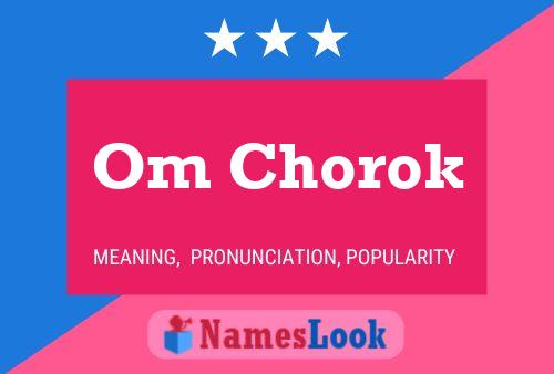 Om Chorok Name Poster