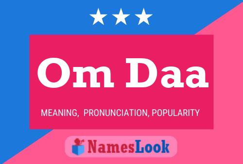 Om Daa Name Poster