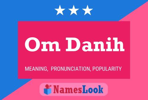 Om Danih Name Poster