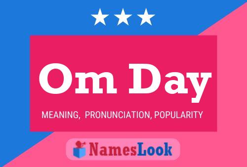 Om Day Name Poster