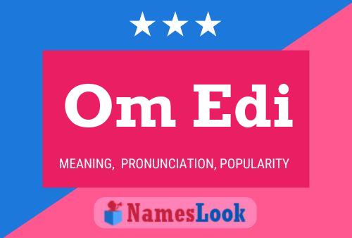 Om Edi Name Poster