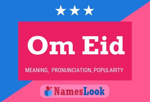 Om Eid Name Poster