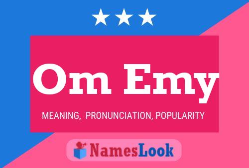 Om Emy Name Poster