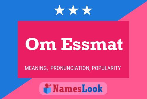 Om Essmat Name Poster