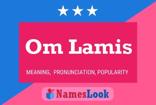 Om Lamis Name Poster