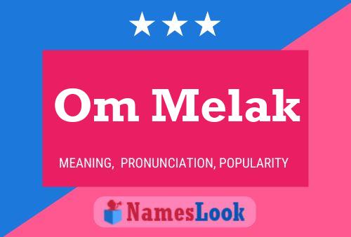 Om Melak Name Poster