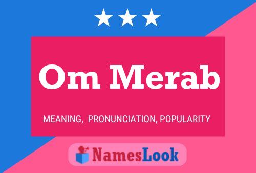 Om Merab Name Poster