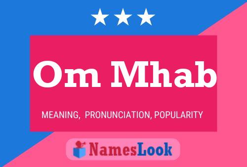 Om Mhab Name Poster