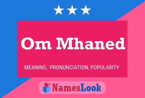 Om Mhaned Name Poster