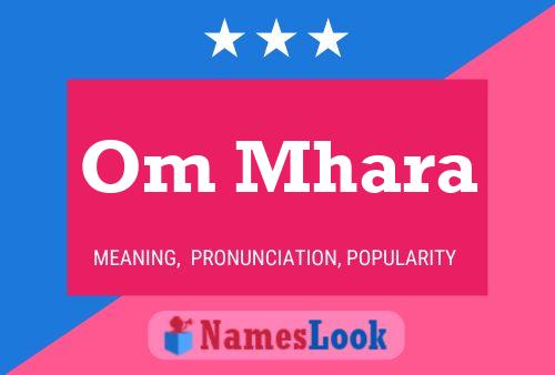 Om Mhara Name Poster