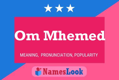 Om Mhemed Name Poster