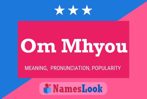 Om Mhyou Name Poster