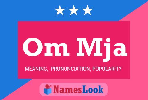 Om Mja Name Poster