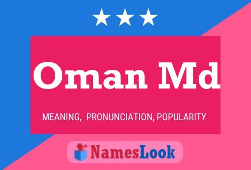 Oman Md Name Poster