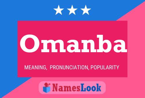 Omanba Name Poster