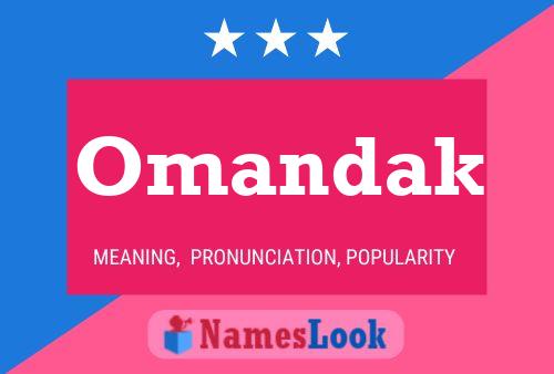 Omandak Name Poster