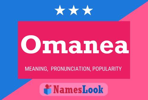 Omanea Name Poster