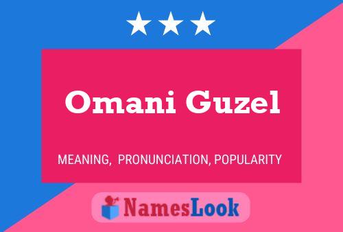 Omani Guzel Name Poster