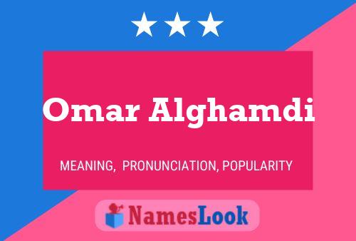 Omar Alghamdi Name Poster