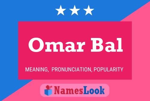 Omar Bal Name Poster