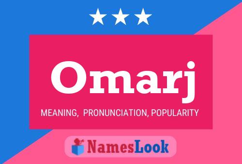 Omarj Name Poster