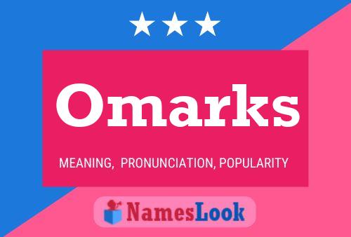 Omarks Name Poster