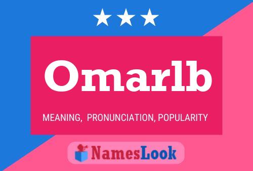 Omarlb Name Poster