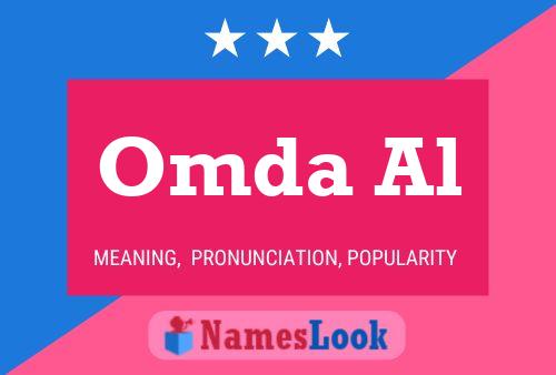 Omda Al Name Poster